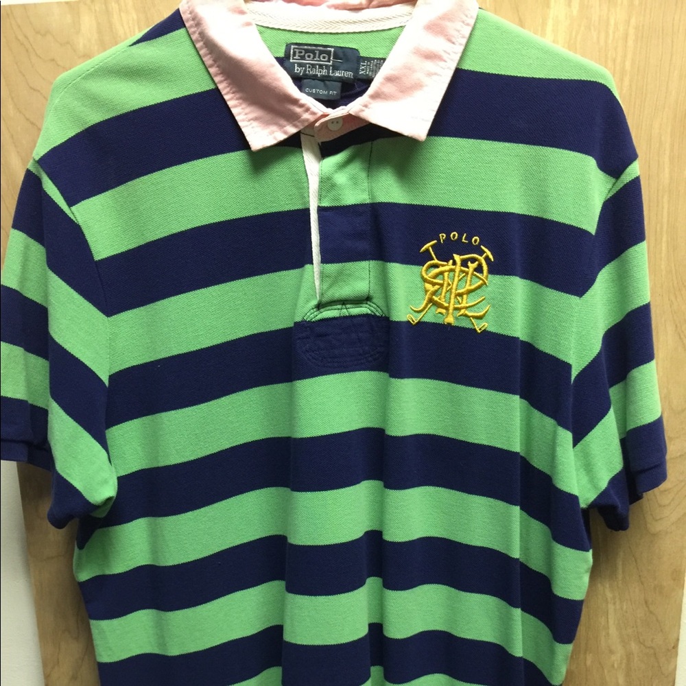 VTG Polo Crest striped 
